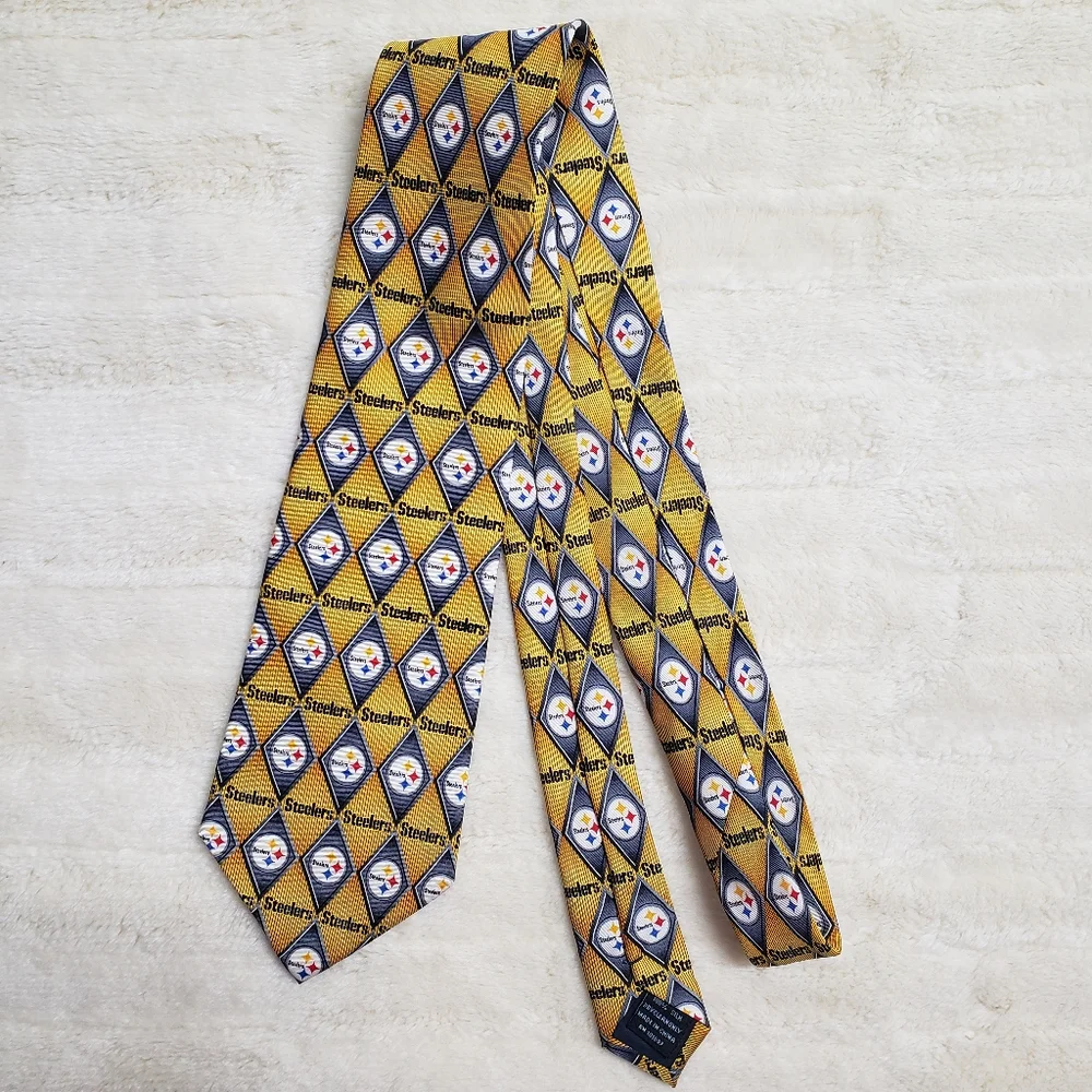 NFL Pittsburgh Steelers 100% Silk Necktie